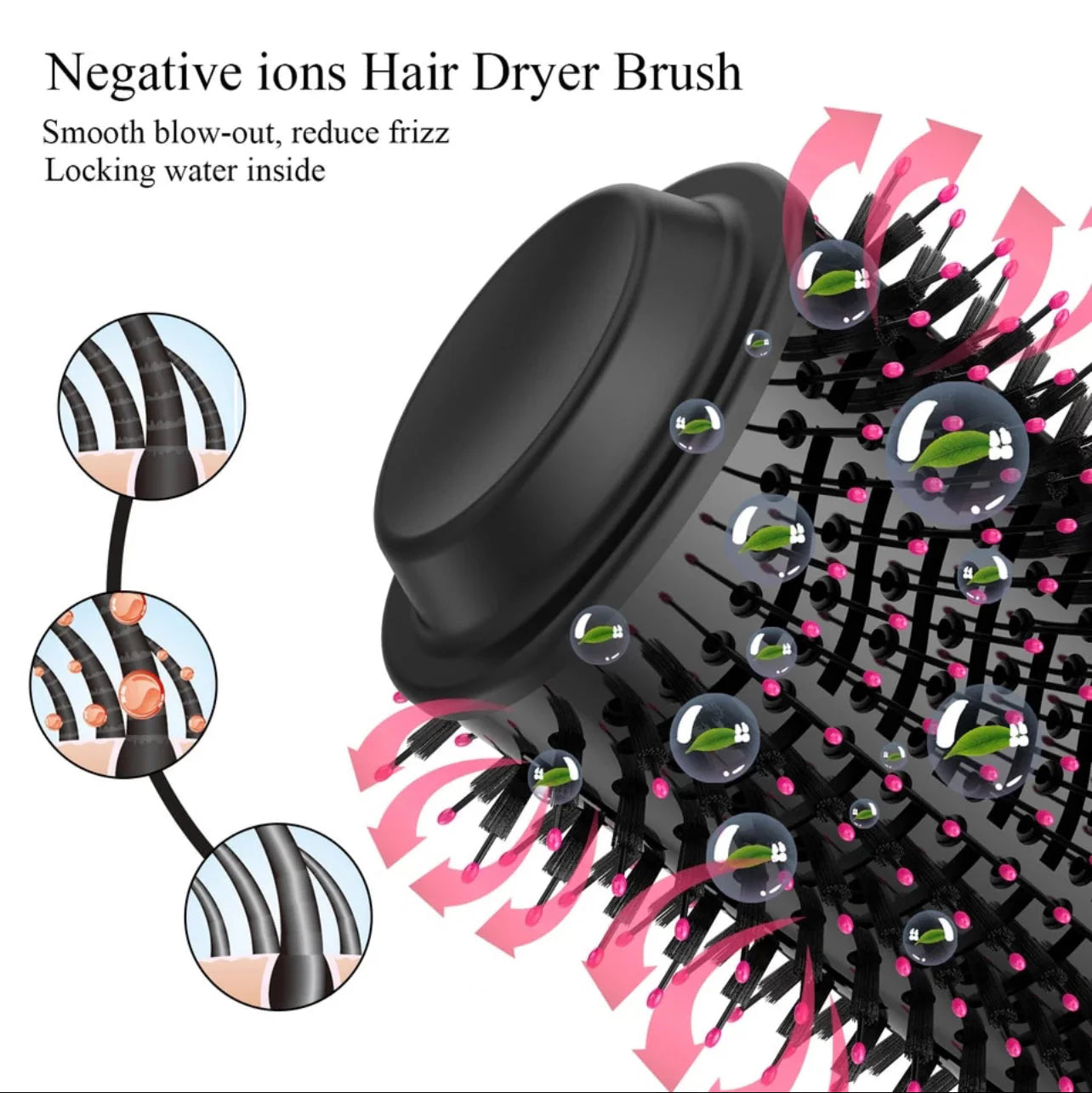 Tamaam™4-in-1 Blow Hair Dryer - Volumizer Brush, Straightening & Curl