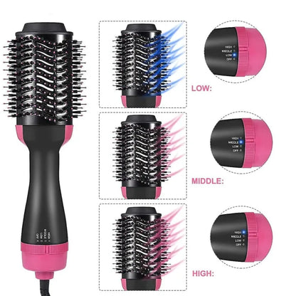 Tamaam™4-in-1 Blow Hair Dryer - Volumizer Brush, Straightening & Curl