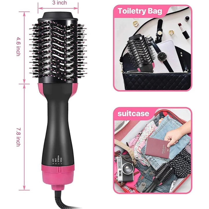 Tamaam™4-in-1 Blow Hair Dryer - Volumizer Brush, Straightening & Curl